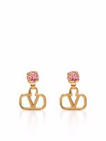 Valentino Garavani boucles d'oreilles VLogo Signature serties de cristaux