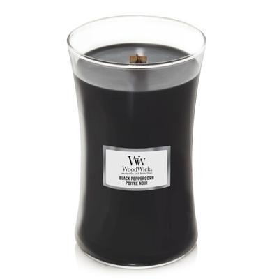 Woodwick Black Peppercorn kaars groot