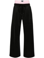 Natasha Zinko pantalon ample à taille double - Noir