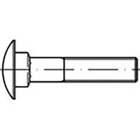 TOOLCRAFT TO-6855753 Platbolkopschroeven M10 30 mm DIN 603 Staal Thermisch verzinkt 100 stuk(s) - thumbnail