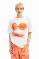 T-shirt smiley Collina Strada - WHITE - S