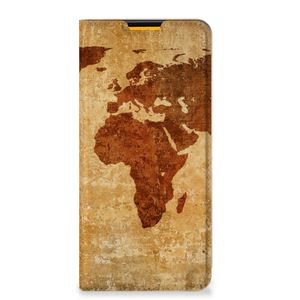 Samsung Galaxy M52 Book Cover Wereldkaart