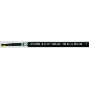 Helukabel JZ-600-Y-CY Stuurstroomkabel 4 G 2.50 mm² Zwart 11576-500 500 m