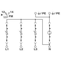 Phoenix Contact 2920968 VAL-MS 385/80/3+1-FM Overspanningsveilige afleider 1 stuk(s)