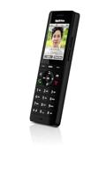AVM FRITZ!Fon X6 Black DECT-comforttelefoon (hoogwaardig kleurendisplay, HD-telefonie, full-duplex handsfree, bediening van FRITZ!Box-functies), zwart