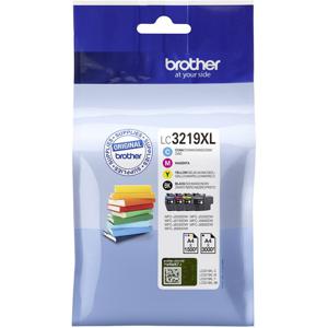 Brother Inktcartridge LC-3219XLVALDR Origineel Combipack Zwart, Cyaan, Magenta, Geel LC3219XLVALDR