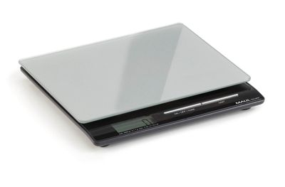Maul MAULsquare 5000 g 166 45 Brievenweegschaal Weegbereik (max.) 5 kg Resolutie 1 g werkt op batterijen Zilver
