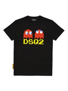 DSQUARED2 KIDS t-shirt en coton à imprimé graphique - Noir