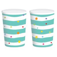 Haza Original Bekers Color World 25 Cl 8 Stuks