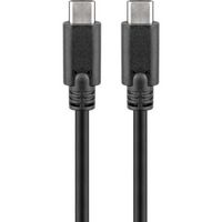 Goobay USB 3.1 Gen 1 0.5 m USB-kabel USB 3.2 Gen 1 (3.1 Gen 1) 0,5 m USB C Zwart - thumbnail