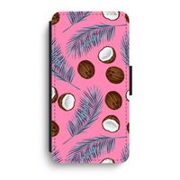 Kokosnoot roze: iPhone XR Flip Hoesje - thumbnail