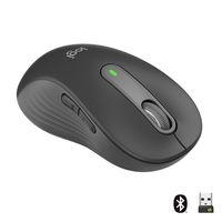 Logitech Signature M650 L Linkshandige Draadloze Muis - Voor grotere, linkerhanden, 2 jaar batterijduur, stil klikken, aanpasbare zijknoppen, Bluetooth, compatibel met meerdere apparaten - thumbnail