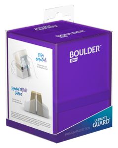 Ultimate Guard Boulder™ Deck Case 100+ Standard Size Amethyst