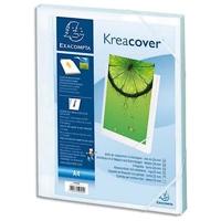 Exacompta - Ref 59589E - Kreacover Collection - PP archiefdoos - 250 x 330 mm groot, geschikt voor A4 documenten, 25mm rug, 0,7 mm polypropyleen - wit