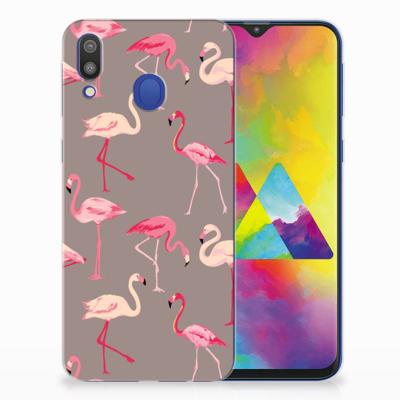 Samsung Galaxy M20 (Power) TPU Hoesje Flamingo Samsung Galaxy M20 (Power) TPU Hoesje Flamingo