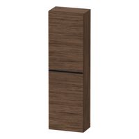 Hoge Kast Duravit D-Neo Kolomkast Wand 132 cm Rechtsdraaiend Mat Noten (Donker) - thumbnail