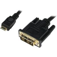 LogiLink CHM004 HDMI-kabel HDMI / DVI Adapterkabel HDMI-mini-C-stekker, DVI-D 18+1-polige stekker 2.00 m Zwart - thumbnail