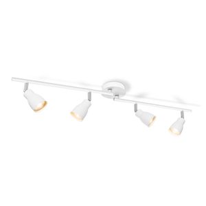 Home sweet home LED opbouwspot Alba 4 lichts ↔ 81 cm - wit