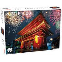 Tactic Puzzel Around the World: Temple in Asakusa, Japan puzzel 1000 stukjes - thumbnail