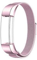 FitBit Alta HR Milanese bandje - Maat: Small - Roze