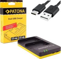 PATONA USB Dual Charger 1968 - Compatibel met batterij Canon LP-E6 LP-E6N LP-E6NH