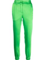 Philipp Plein pantalon de jogging fuselé à fini satiné - Vert - thumbnail