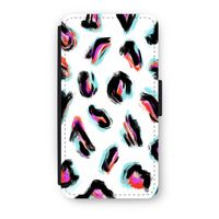 Cheetah color: iPhone X Flip Hoesje - thumbnail