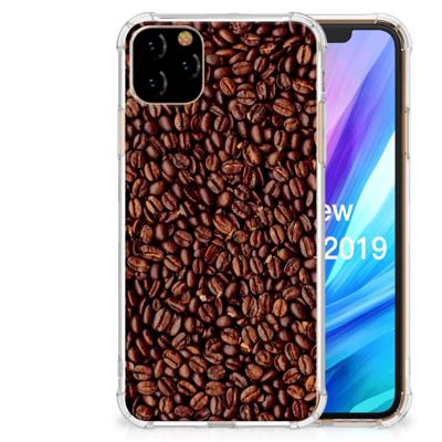 Apple iPhone 11 Pro Max Beschermhoes Koffiebonen Apple iPhone 11 Pro Max Beschermhoes Koffiebonen