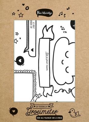 Hee kleintje groeimeter voor alle mijlpalen van je kindje