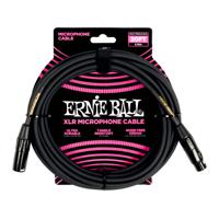 Ernie Ball 6388 microfoonkabel XLR male-XLR female 6m zwart - thumbnail