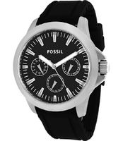 Horlogeband Fossil BQ1291 Silicoon Zwart 22mm - thumbnail