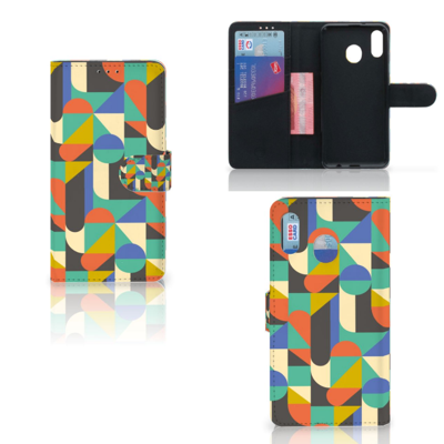 Samsung Galaxy M20 Telefoon Hoesje Funky Retro Samsung Galaxy M20 Telefoon Hoesje Funky Retro