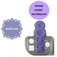 Knutsel pons machine Lucky 8 sneeuw patroon   - - thumbnail