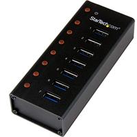StarTech.com 7-poorts USB 3.0 hub - metalen behuizing - desktop of wandmontage - compacte 7-voudige verdeler SuperSpeed Hub
