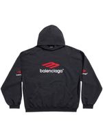 Balenciaga hoodie Sports Icon 3B - Noir