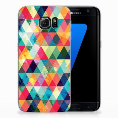 Samsung Galaxy S7 Edge TPU bumper Geruit