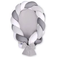 My Sweet Baby Babynestje 2-in-1 Grijs-Wit-Antraciet