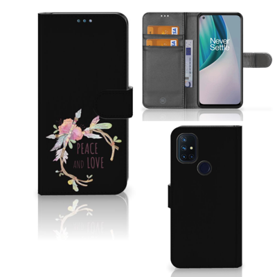 OnePlus Nord N10 Leuk Hoesje Boho Text