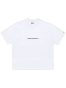 Marcelo Burlon County of Milan slogan-print cotton T-shirt - Blanc