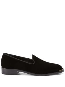 Giuseppe Zanotti mocassins Lydia en velours - Noir