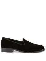 Giuseppe Zanotti mocassins Lydia en velours - Noir - thumbnail