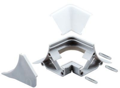 Paulmann 70441 Profiel-hoekverbinder (buitenste hoek) Kunststof (l x b) 4.9 cm x 4.9 cm 2 stuk(s)