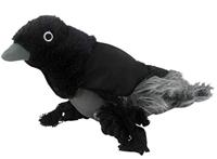 Wild Life Collection Pluche speelgoed voor honden, wilde hond, raaf