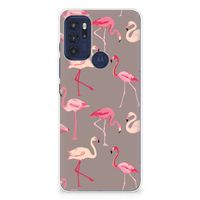 Motorola Moto G60s TPU Hoesje Flamingo