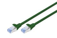 DIGITUS LAN kabel Cat 5e - 20m - CCA netwerkkabel met RJ45 - SF/UTP afgeschermd - Compatibel met Cat-6 & Cat-5 - Groen