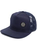 Philipp Plein casquette à patch logo - Bleu