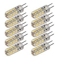 10pcs g4 bi pin 1.5w led maïs gloeilampen 15w t3 halogeenlamp equivalent 150lm smd 3014 warm koud wit voor rv plafondventilatoren verlichting dc 12v Lightinthebox - thumbnail