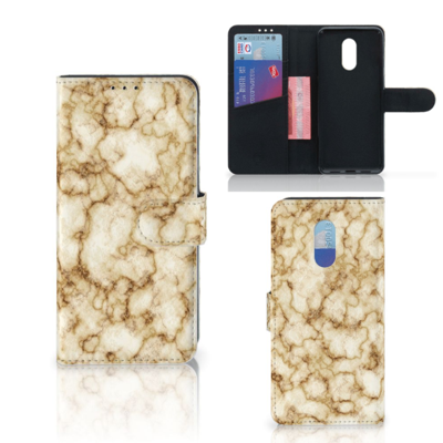 OnePlus 7 Bookcase Marmer Goud