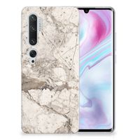 Xiaomi Mi Note 10 Pro TPU Siliconen Hoesje Marmer Beige