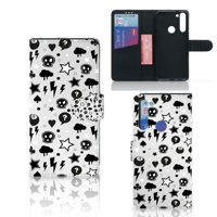 Telefoonhoesje met Naam Motorola Moto G8 Silver Punk